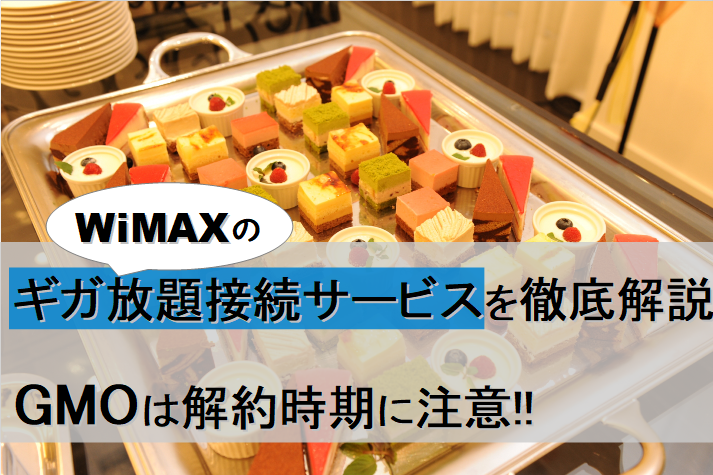 WiMAXギガ放題接続サービス
